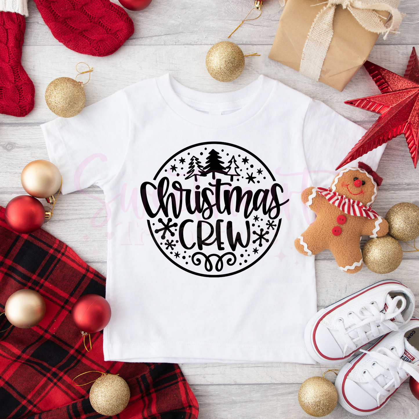 SCREENPRINT Christmas Crew Kid Size