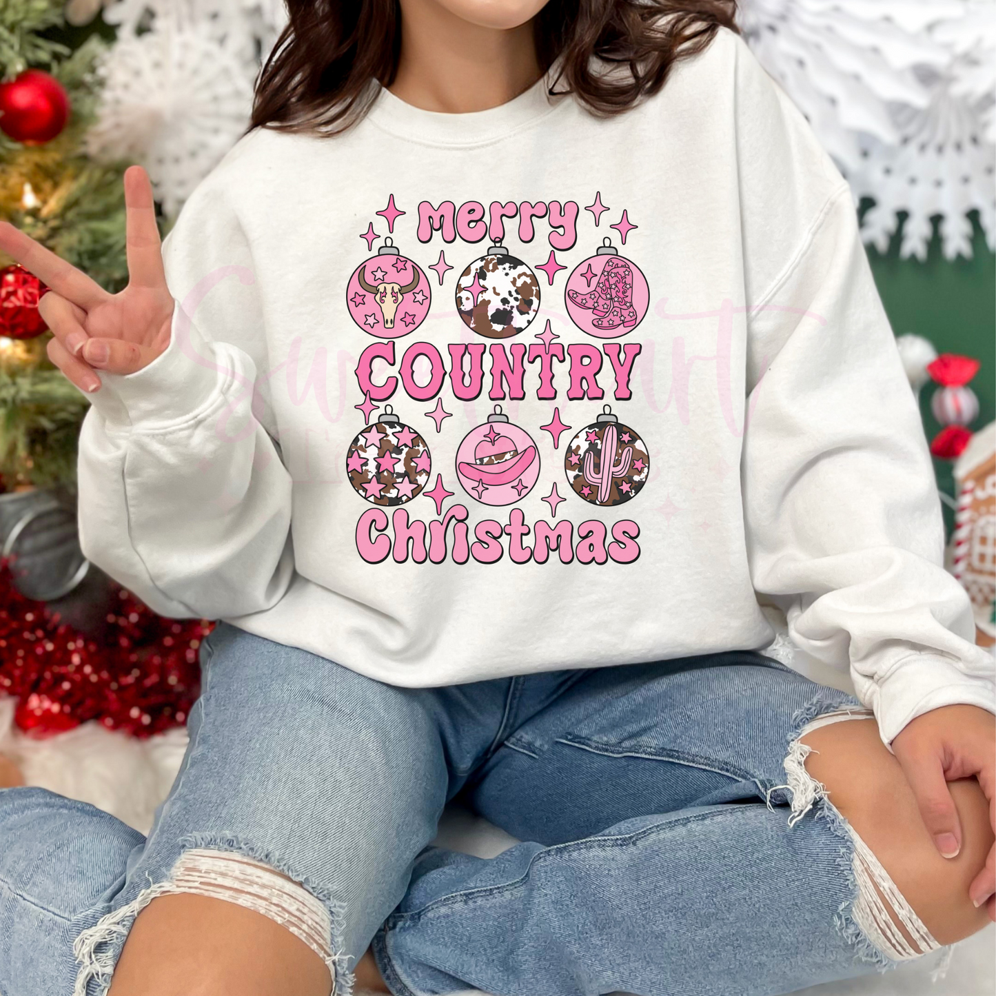 DTF Merry Country Christmas