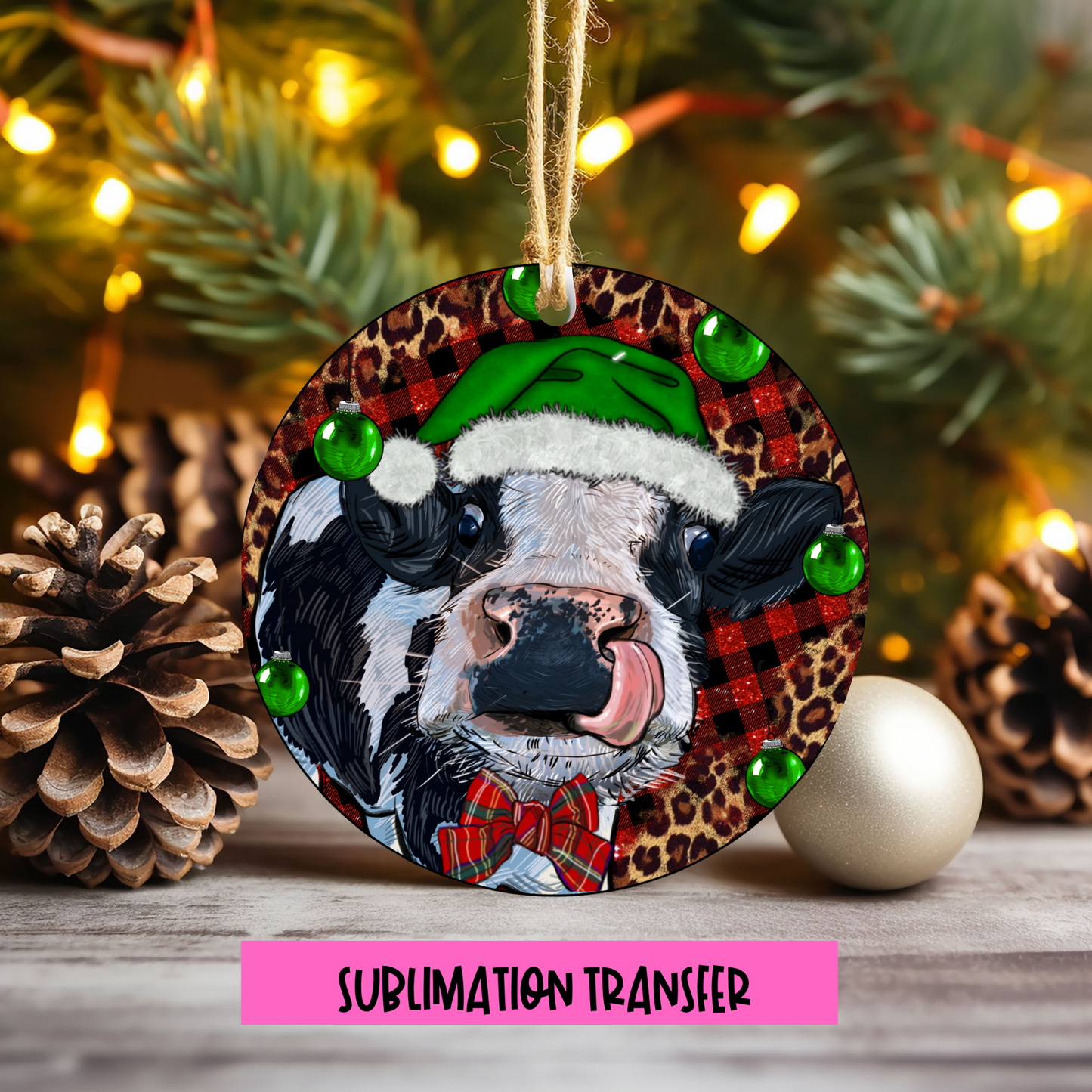 SUBLIMATION Ornament Transfer