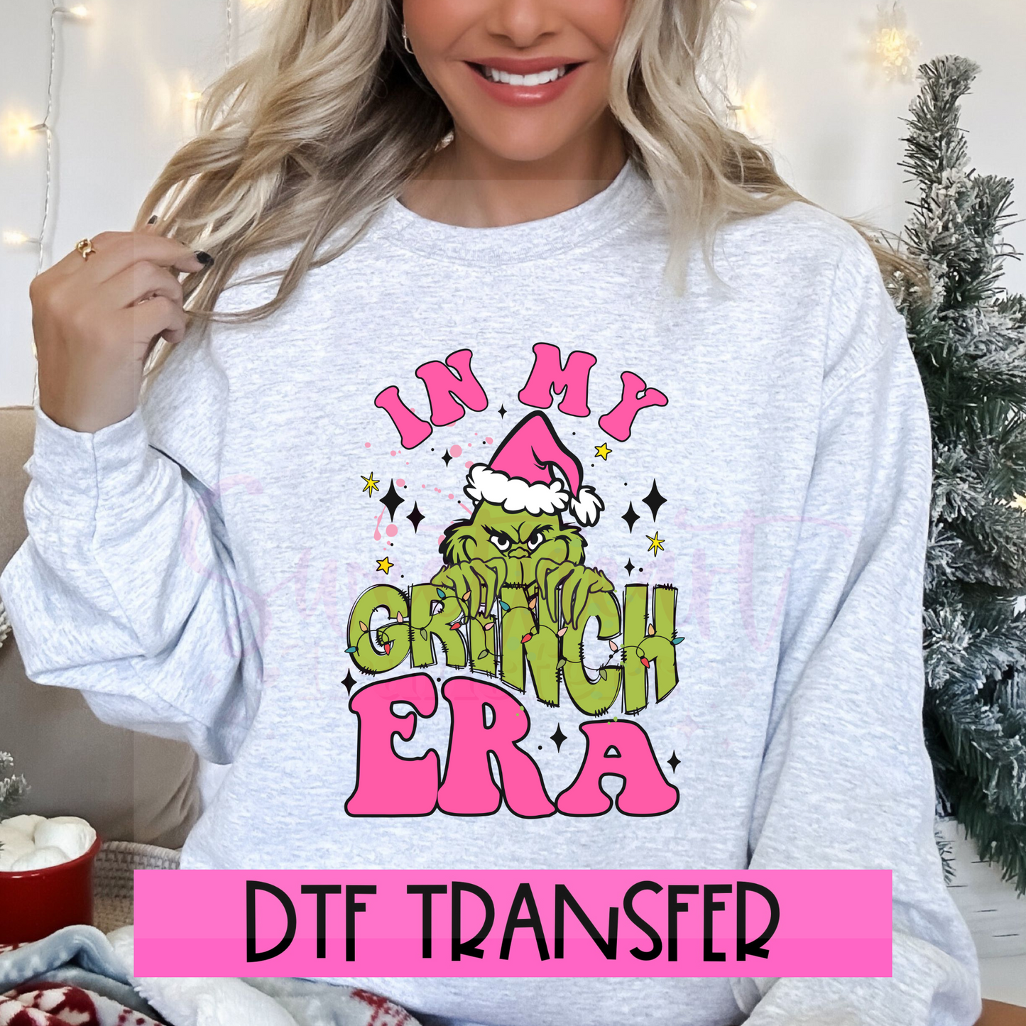 DTF In My Grinch Era Pink