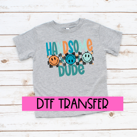 DTF Handsome Dude Child Transfer