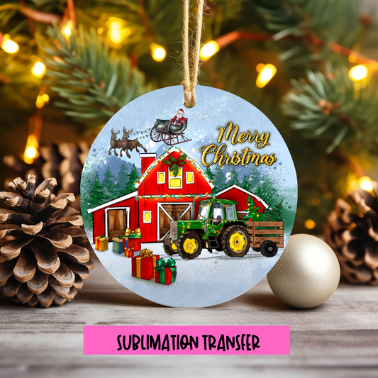 SUBLIMATION Ornament Transfer