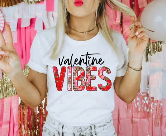 Valentine Vibes with cheetah DTF