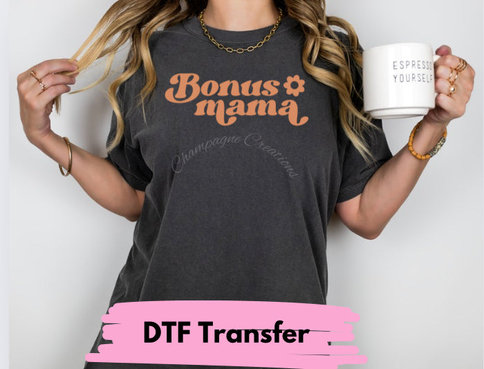 Bonus Mama-orange DTF